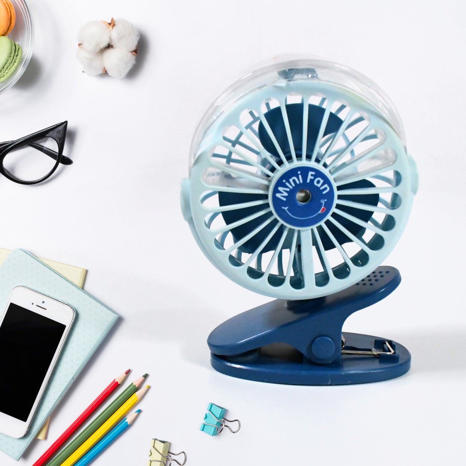 17930 Portable Clip-on Fan, Battery Operated, With Light & Spray, Small Yet Powerful USB Table Fan, 3-Speed Quiet Rechargeable Mini Desk Fan, 360° Rotation, Personal Cooling Fan for Home, Office, Camping 17930 Portable Clip-on Fan, Battery Operated, With Light & Spray, Small Yet Powerful USB Table Fan, 3-Speed Quiet Rechargeable Mini Desk Fan, 360° Rotation, Personal Cooling Fan for Home, Office, Camping